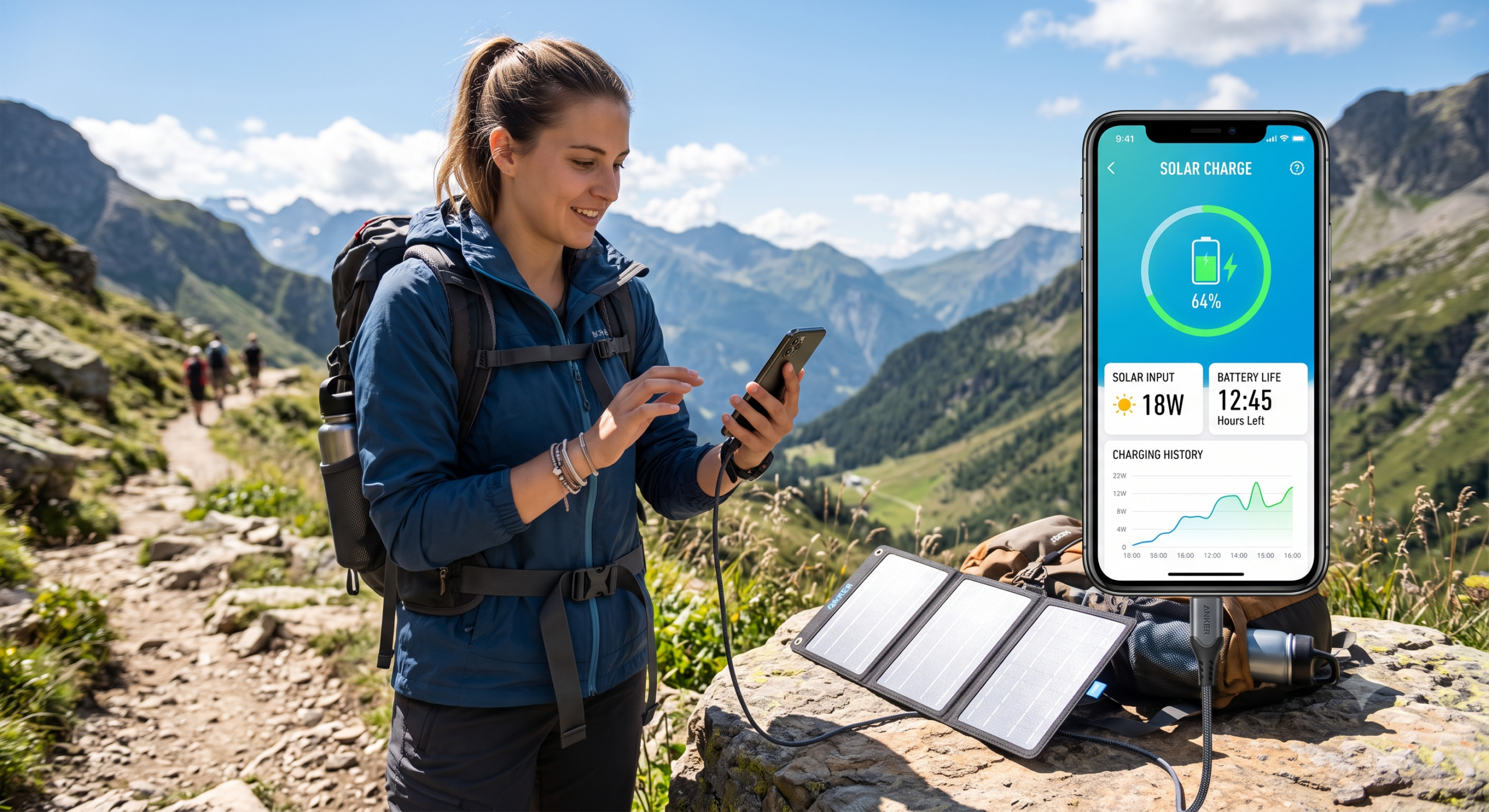 Solar Charging App: Track Power Output via SOLARMAN Smart